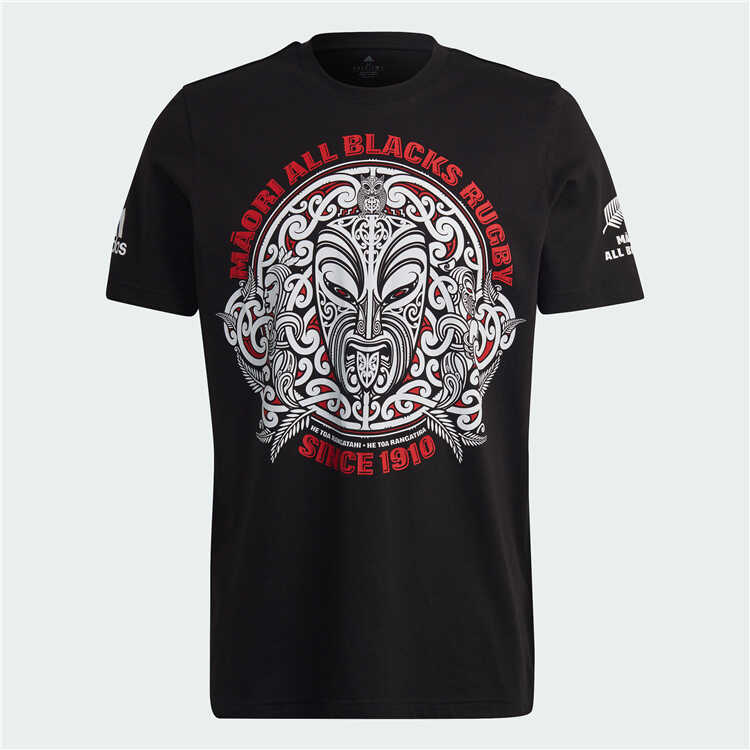 5月ADIDAS阿迪达斯  MAORI GRAPHIC T 橄榄球运动短袖球衣HG8349