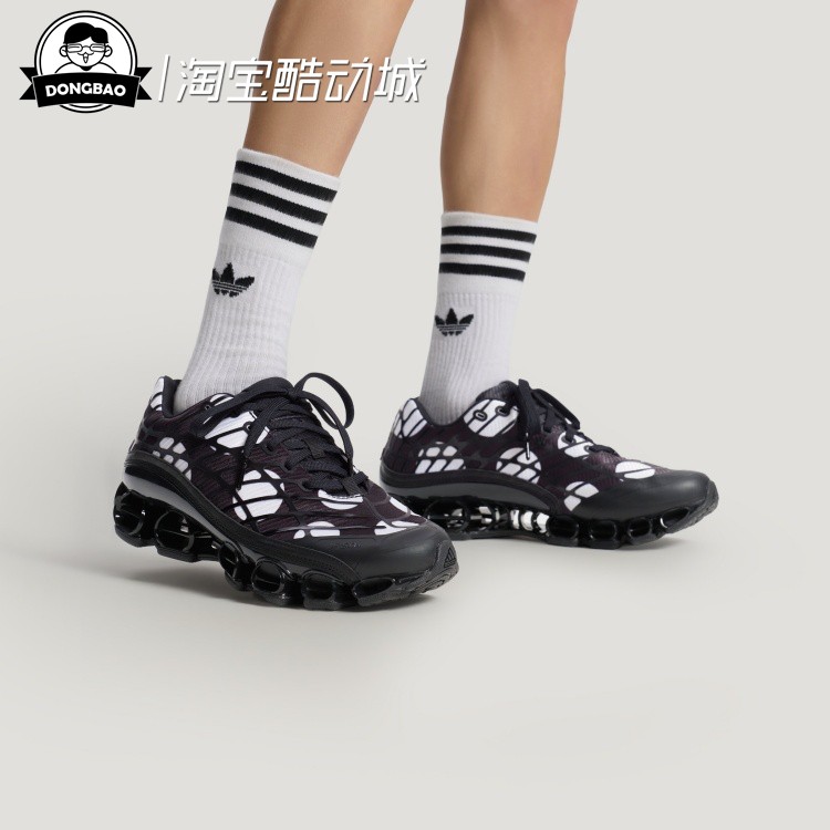 阿迪达斯合作款足球风复古运动鞋