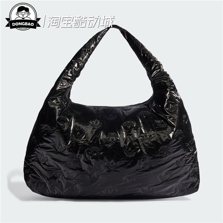 8月ADIDAS阿迪达斯PUFFY SATIN SHOULDER BAG 女子运动包II3395