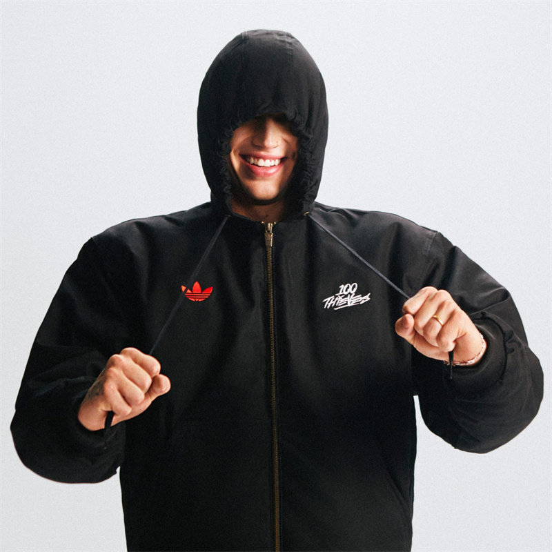 1月ADIDAS三叶草100T JACKET合作系列休闲舒适运动夹克外套JP0817