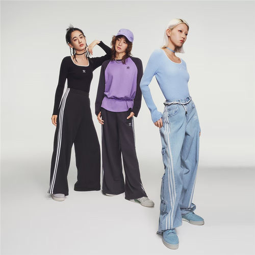 运动裤ADIDAS复古9月穿搭宽松