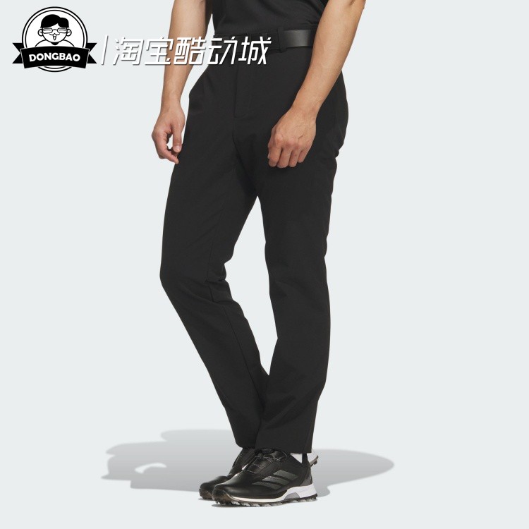 阿迪达斯舒适高尔夫直筒运动长裤