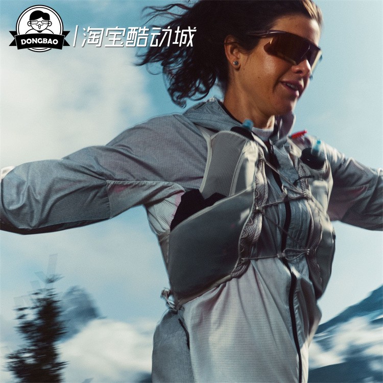 户外越野跑修身连帽夹克外套