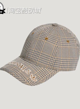 2月adidas阿迪达斯PLAID CAP 男女时尚休闲休闲格纹运动帽KW1277