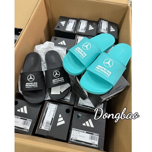 1月ADIDAS阿迪达斯梅赛德斯AMG马石油F1车队拖鞋KI6109/KI6072