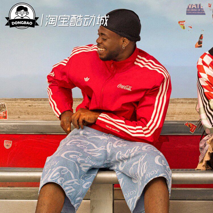 复古满印宽松休闲牛仔布运动短裤