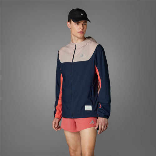 运动时尚连帽夹克外套ADIDAS男子