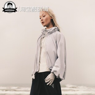 2月adidas阿迪达斯女子机能夹克 KU5431 休闲梭织宽松外套KU5433