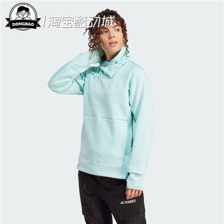 9月ADIDAS阿迪达斯 PULLOVER TOP 户外运动抓绒衣IB4168/IB1833