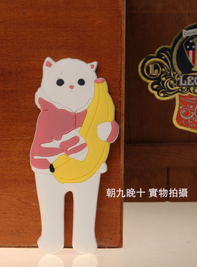 免打孔冰箱粘贴磁吸贴挂钩 可爱卡通创意冰箱贴磁贴挂钩
