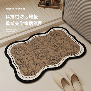 浴室地垫2025新款 防滑家用卫生间脚垫硅藻泥吸水速干耐脏垫子