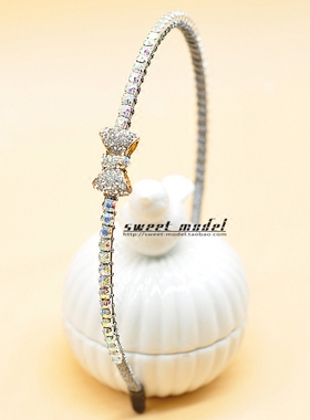 日韩高端优雅蝴蝶气质超仙法式儿童细防滑齿发箍不勒头碎发整理