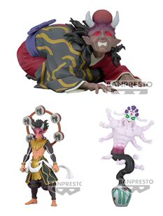 眼镜厂 鬼灭之刃 鬼之装  玉壺 憎珀天 半天狗 景品手办