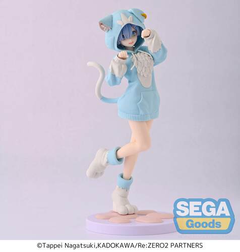 SEGA现货Re0景品帕克服蓝衣蕾姆