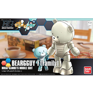 万代 HGBF 1/144 高达创战者 熊霸F型 Family 拼装模型手办