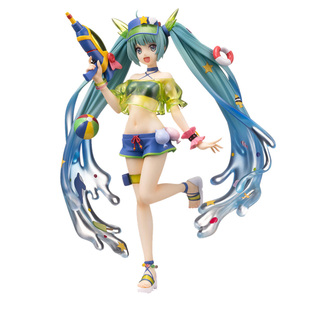 SEGA 世嘉 V家 初音未来 水枪 泳装 动漫周边 景品 手办