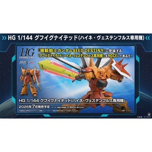 定金 万代 HG SEED 烈焰老虎 海涅专用机 拼装模型