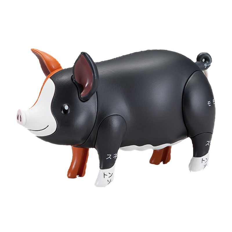 megahouse mh 3d立体动物拼图 黑猪 仿生 生物模型 拼装模