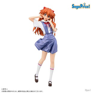明日香 SEGA 新世纪福音战士EVA Xstellar 景品手办 校服制服