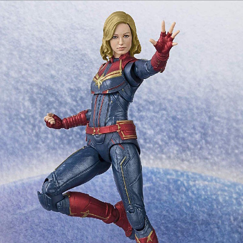 万代 shf 漫威 复仇者联盟 惊奇队长 卡罗尔 惊奇女士 可动手办