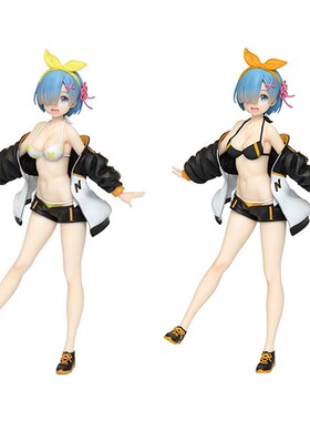 TAITO 异世界生活 蕾姆 Jumper 泳装 运动服 黑白色 景品手办