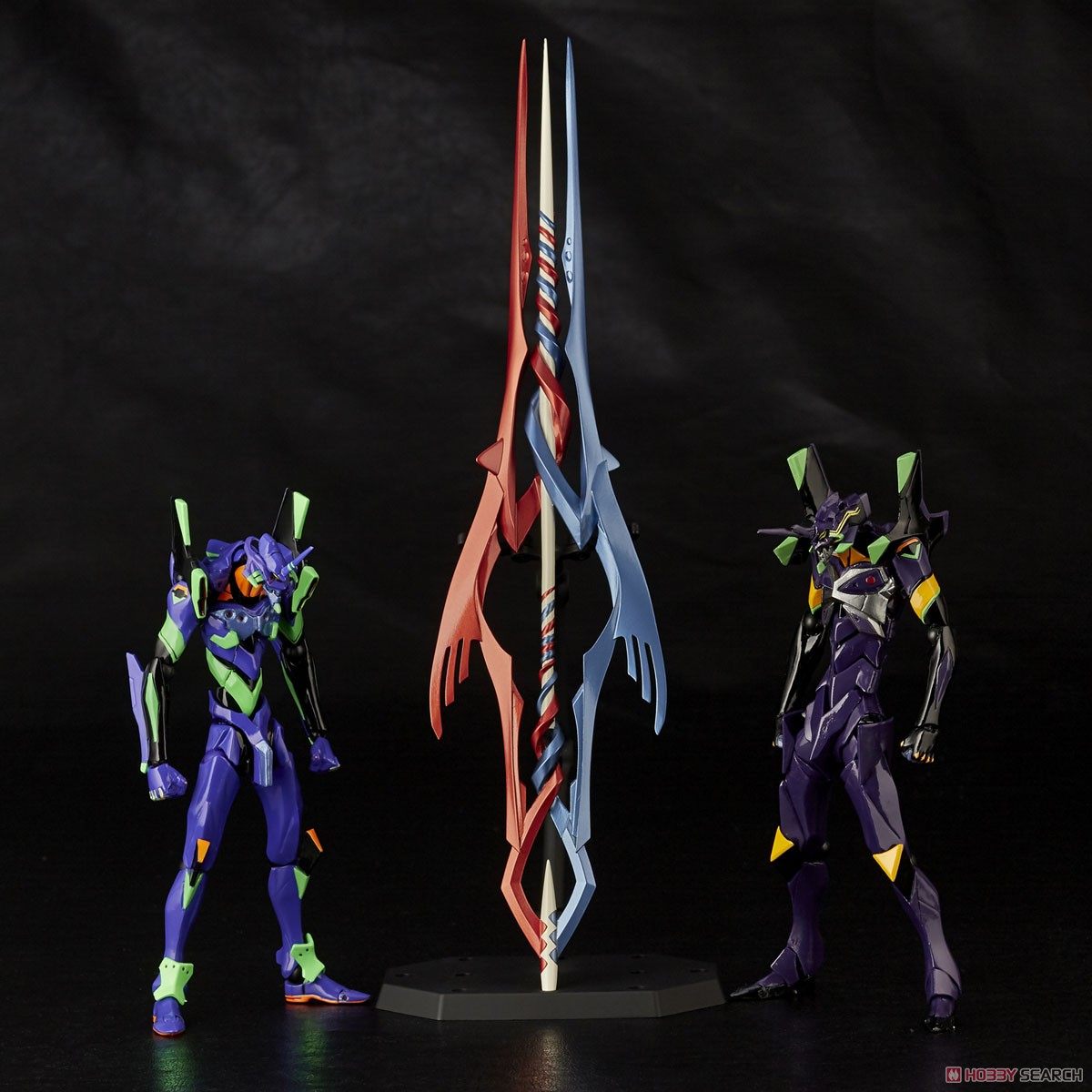 海洋堂 EVA 初号机 十三号机 盖乌斯枪 套装 可动成品模型