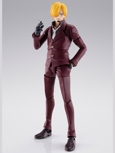 万代 SHF 山治 海贼王 草帽海贼团 成品可动手办摆件模型