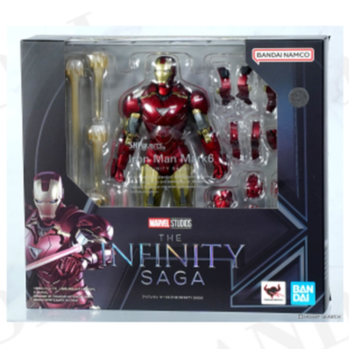 万代 钢铁侠 SHF 钢铁侠 6号装甲 手办摆件 动漫周边