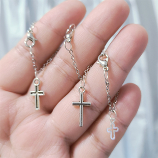 尺寸定制BJD4分6分8分12分ob11小布ob24微缩项链首饰饰品十字架