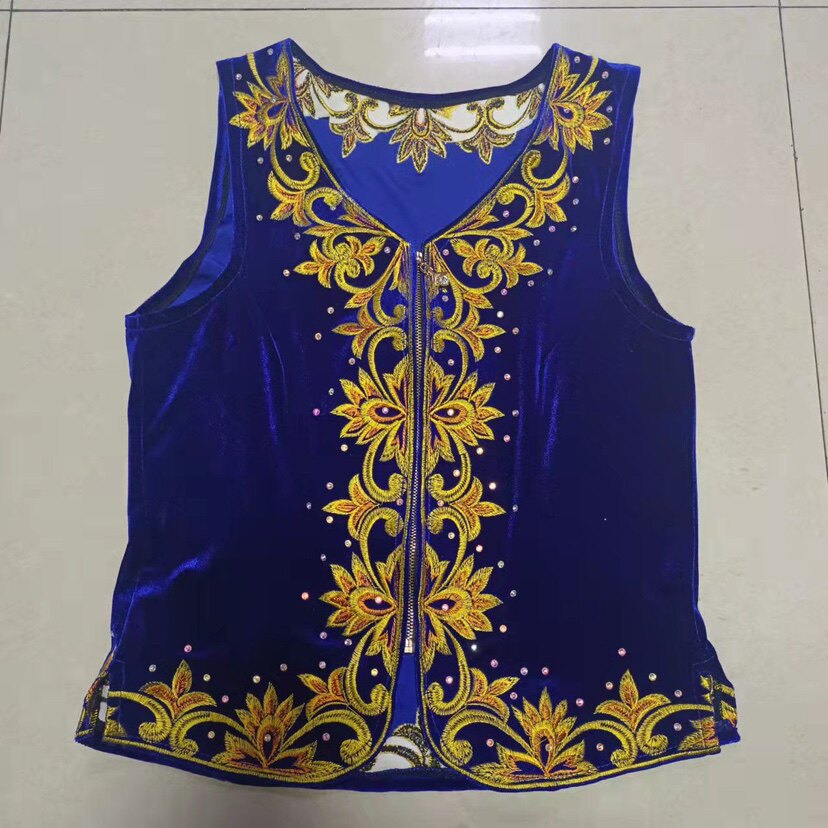 新疆新款马甲马夹女士舞蹈服演出服装外套女装民族风情舞台服饰