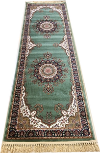 新疆和田丝棉地毯长廊沙发过道床头边地毯垫子0.8*2.5米新款方形