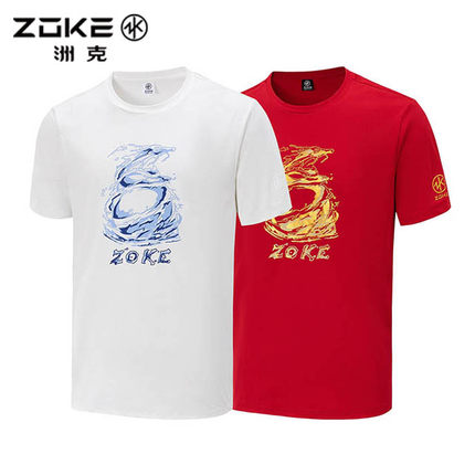 2025洲克新款成人男女同款快干圆领短袖T恤衫包邮
