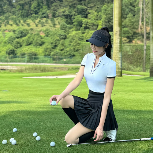 SG高尔夫上衣女短袖T恤速干透气