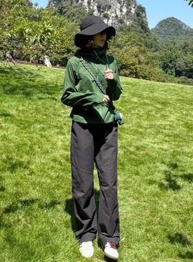 HOTSSS配色嘎嘎绝！冲锋裤男女款秋冬户外运动防风多口袋工装裤