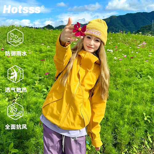 防风防水三合一冲锋衣女男外套冬