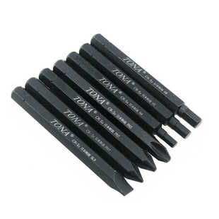 进口材质TONA冲击批头 批嘴 撞批冲击螺丝刀 铬钒合金钢 超硬带磁