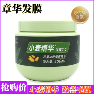 章华发膜小麦蛋白精华护发素滋润发丝改善干枯毛躁焗油膏500g正品