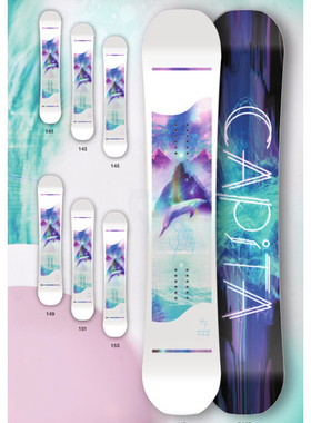 1819最新款女Capita单板滑雪板 Space Metal Fantasy全能滑行公园