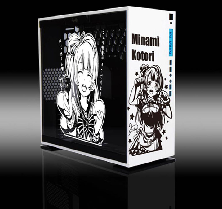 LOVELIVE 南小鸟机箱贴纸 迎广303 H404 尺寸可定制镂空防水镂空