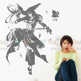 剑三 丐帮 周边 海报 墙贴 车贴 痛贴 壁贴 壁画 壁纸宿舍 装饰