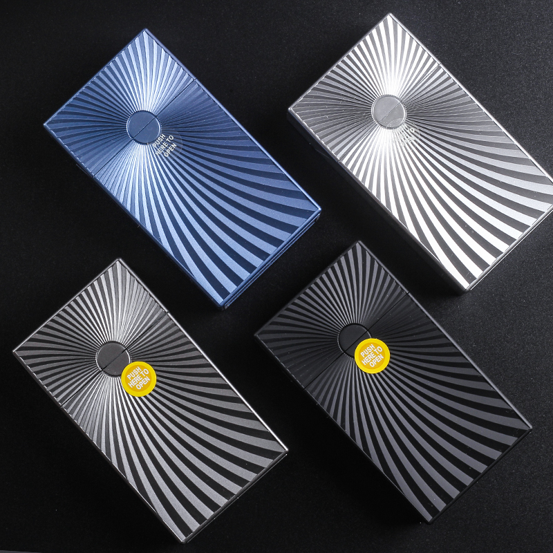 110mm特加长塑料20支装烟盒粗中细三用便携手卷烟盒 加长男士烟具