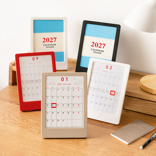 2026-2027年创意相框台历可定制