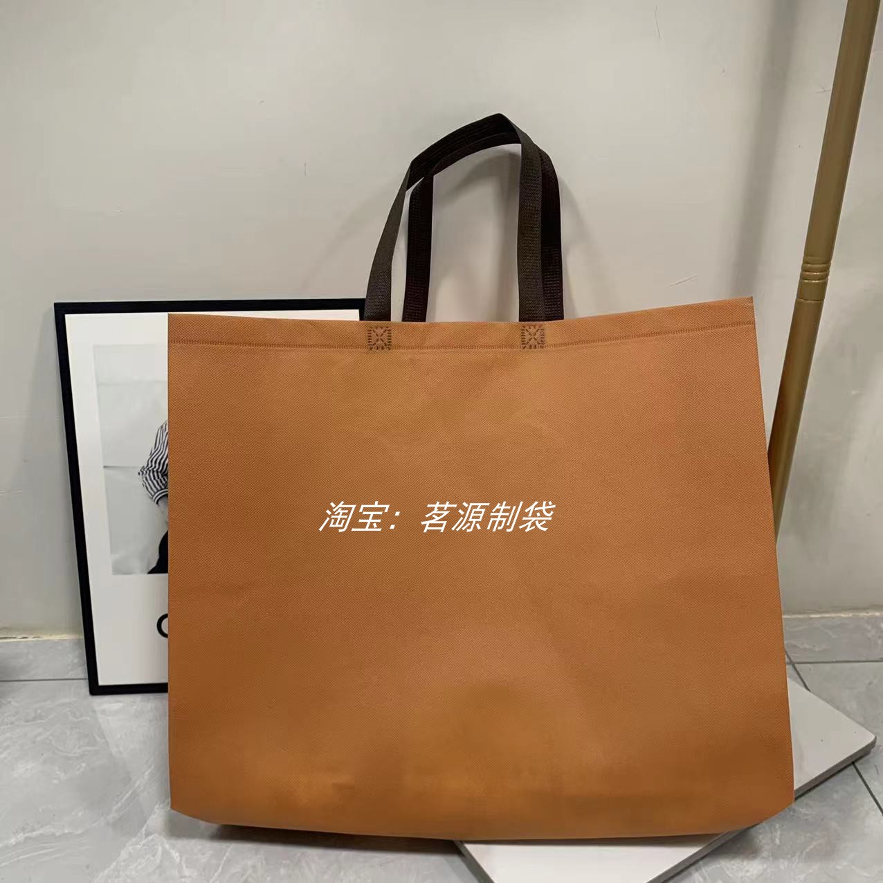 无纺布手提袋定制印字加大皮草四件套服装店羽绒服购物袋服装袋子