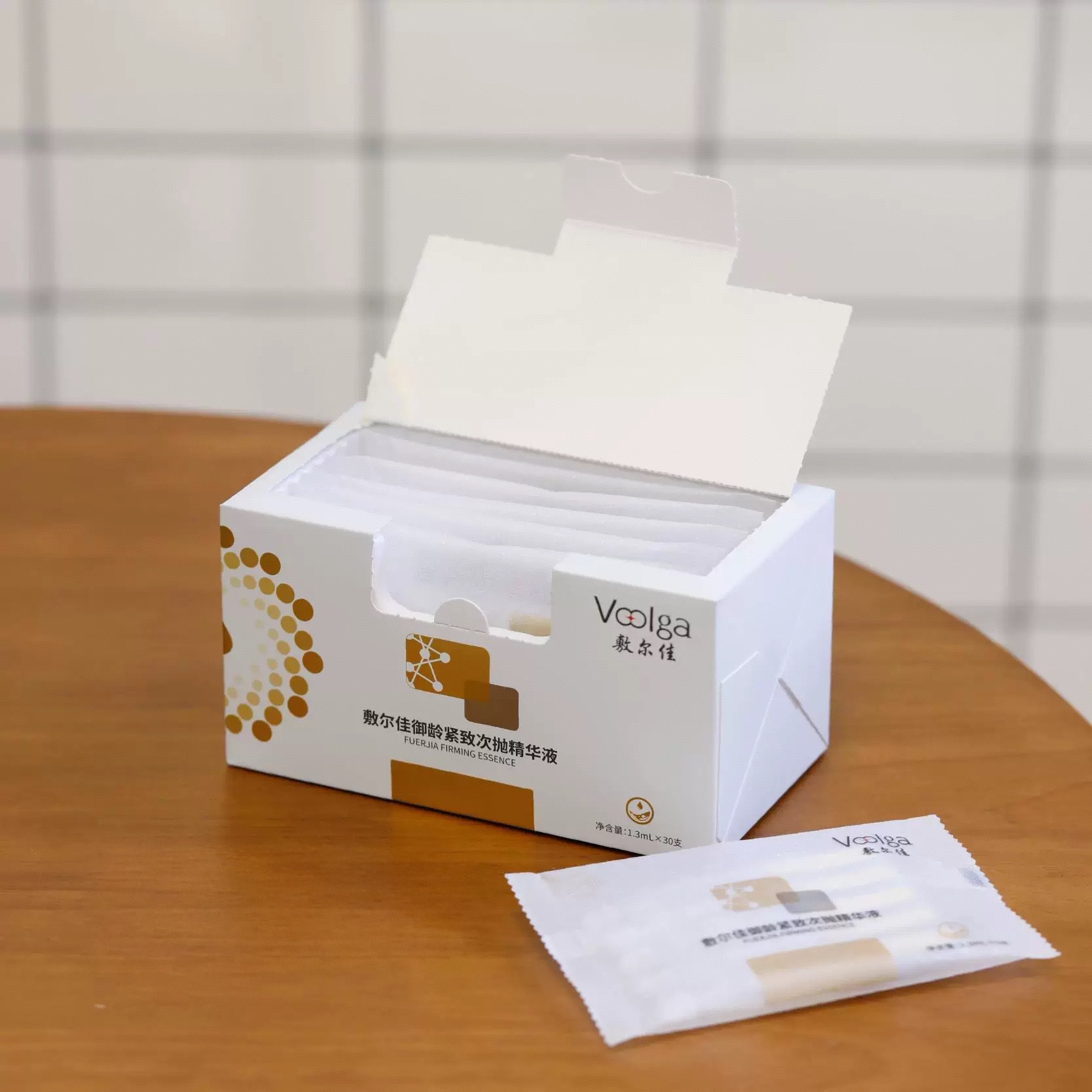 敷尔佳御龄紧致抗皱次抛弹嫩补水保湿淡化细纹舒缓修护1.3ml/支