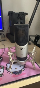 二手sennheiser森海塞尔mk4专业电容麦克风录音48v话筒直播