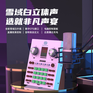 seeknature/森然手机直播K歌声卡抖音主播电脑usb外置全套设备