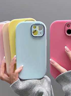 小众简约纯色findX8适用OPPO Reno13/12手机壳8/9/10pro+硅胶K10/5全包6/4se镜头A93S/A58/7防摔A2PRO/11软壳