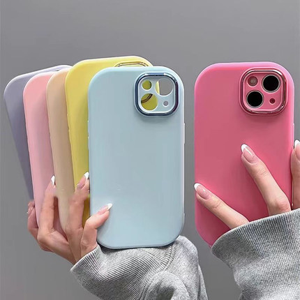 小众简约纯色findX8适用OPPO Reno13/12手机壳8/9/10pro+硅胶K10/5全包6/4se镜头A93S/A58/7防摔A2PRO/11软壳