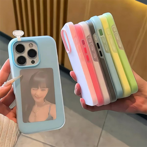 磨砂二合一可放照片S50适用VIVO X200/X100S手机壳S30PROMINI纯色X90/X300/S17/S19硅胶Y200i软Y36/S16/S18女