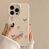 小众11硅胶16pro全包xr 韩风简约少女心可爱卡通适用苹果14手机壳iPhone13ProMax新款 15pro防摔12女款 xs软壳